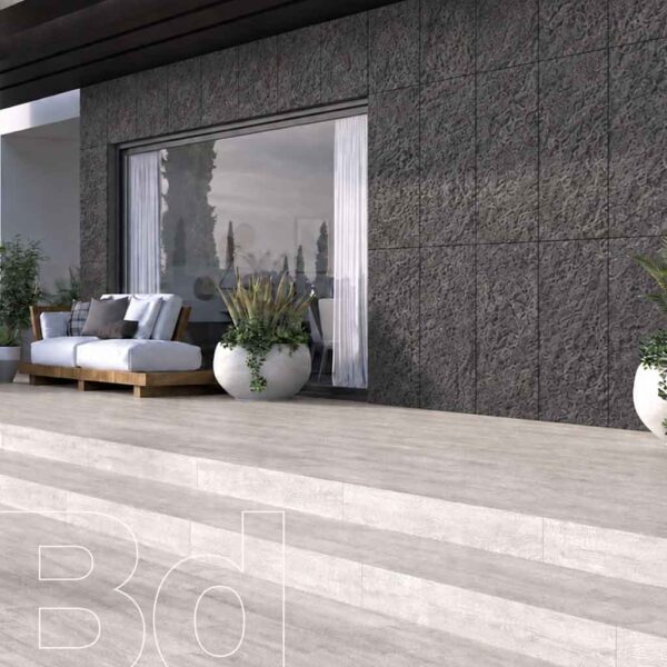 Porcelanato Tectonique Mart Grafito Mate